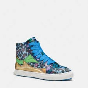 Coach Multicolor High-Top Sneakers